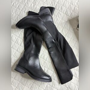 a new day Black Over the Knee Boots